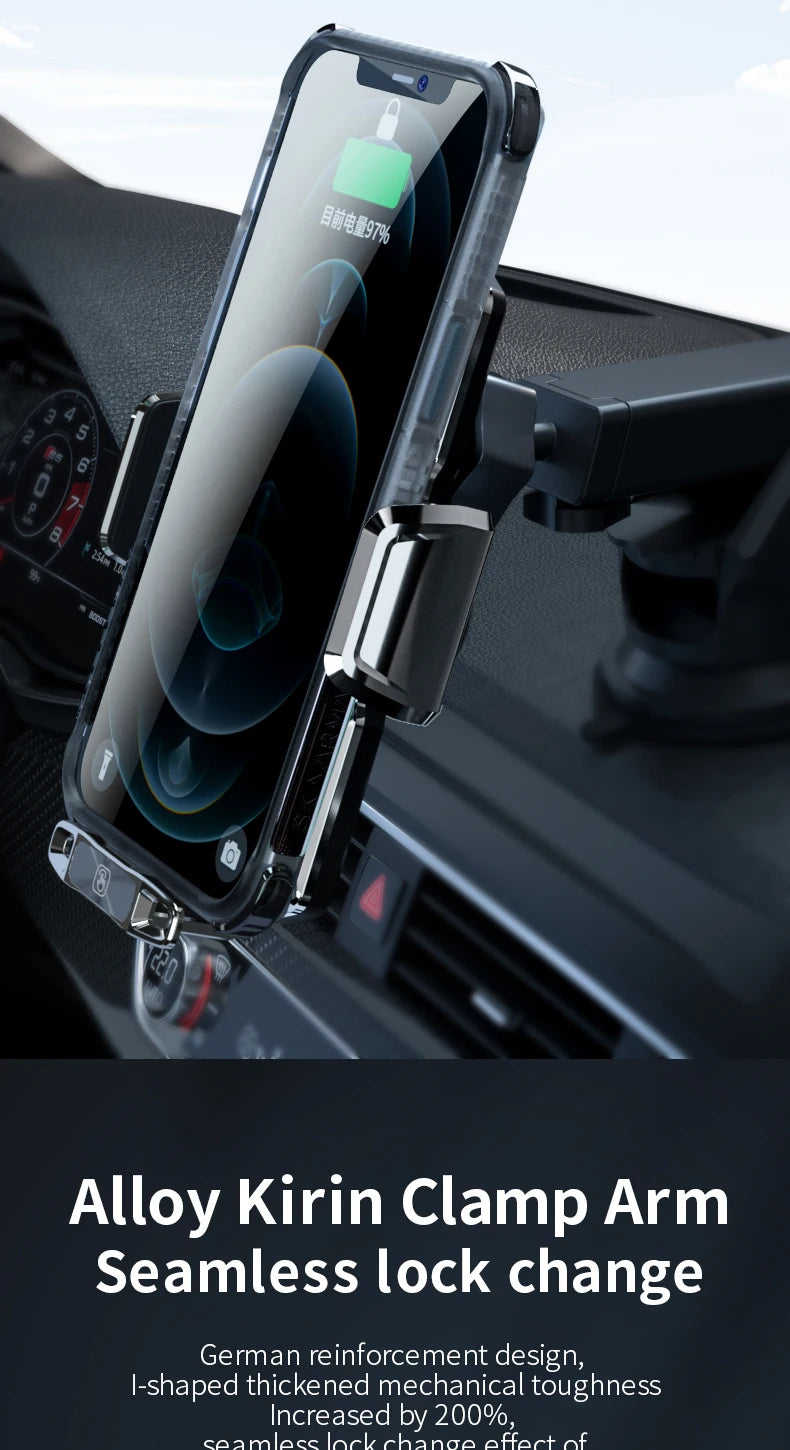 Magnetic Car Phone Holder Wireless 66W Fast Charger - Smarsty