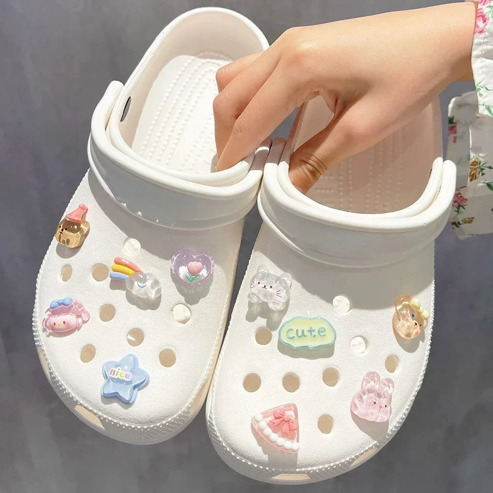Shoe Charms for DIY Colored Diamond Crystal Shoe Buckle Decoration for Shoe Charm Accessories Kids Party Gift Shoes Decorations - Smarsty