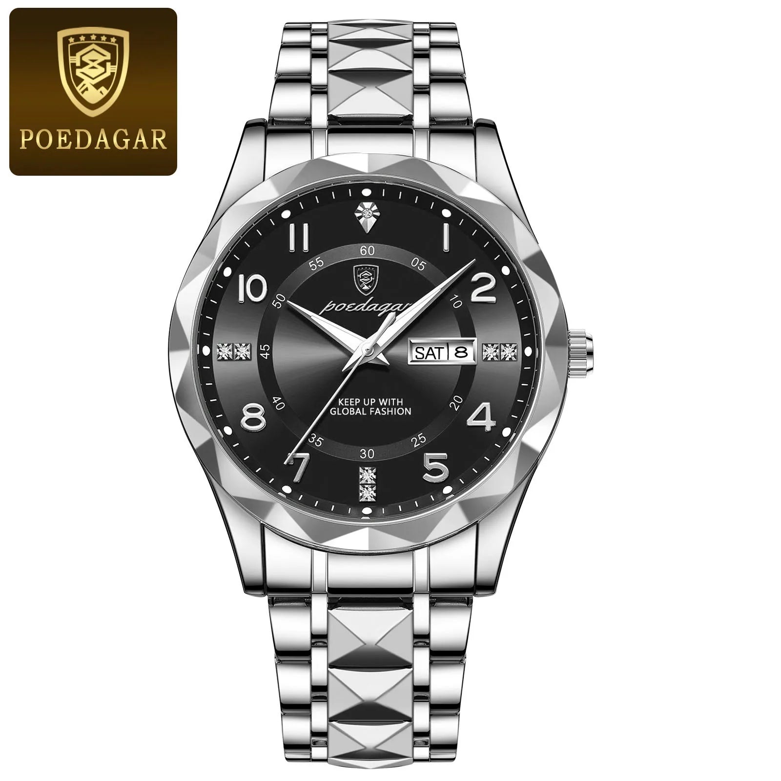 Luxury Waterproof Quartz Watch for Men with Luminous Dial - Smarsty