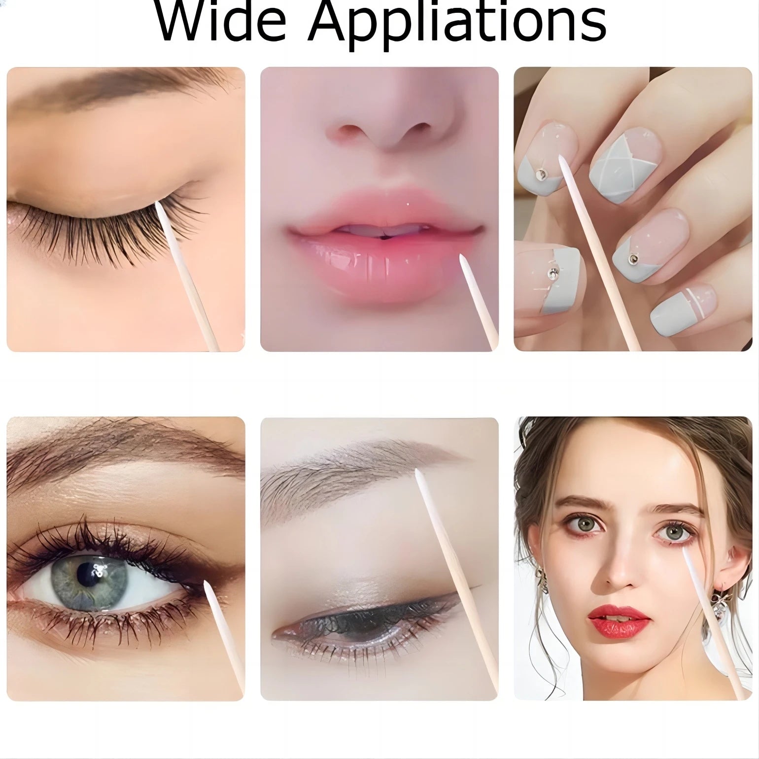 Eyebrow Eyelash Brushes Spoolies Applicators for Makeup - Smarsty