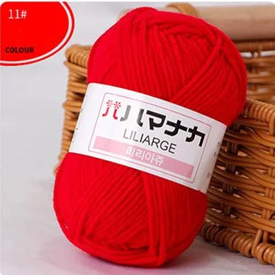Soft Cotton Knitting Yarn for DIY Baby Sweaters - Smarsty