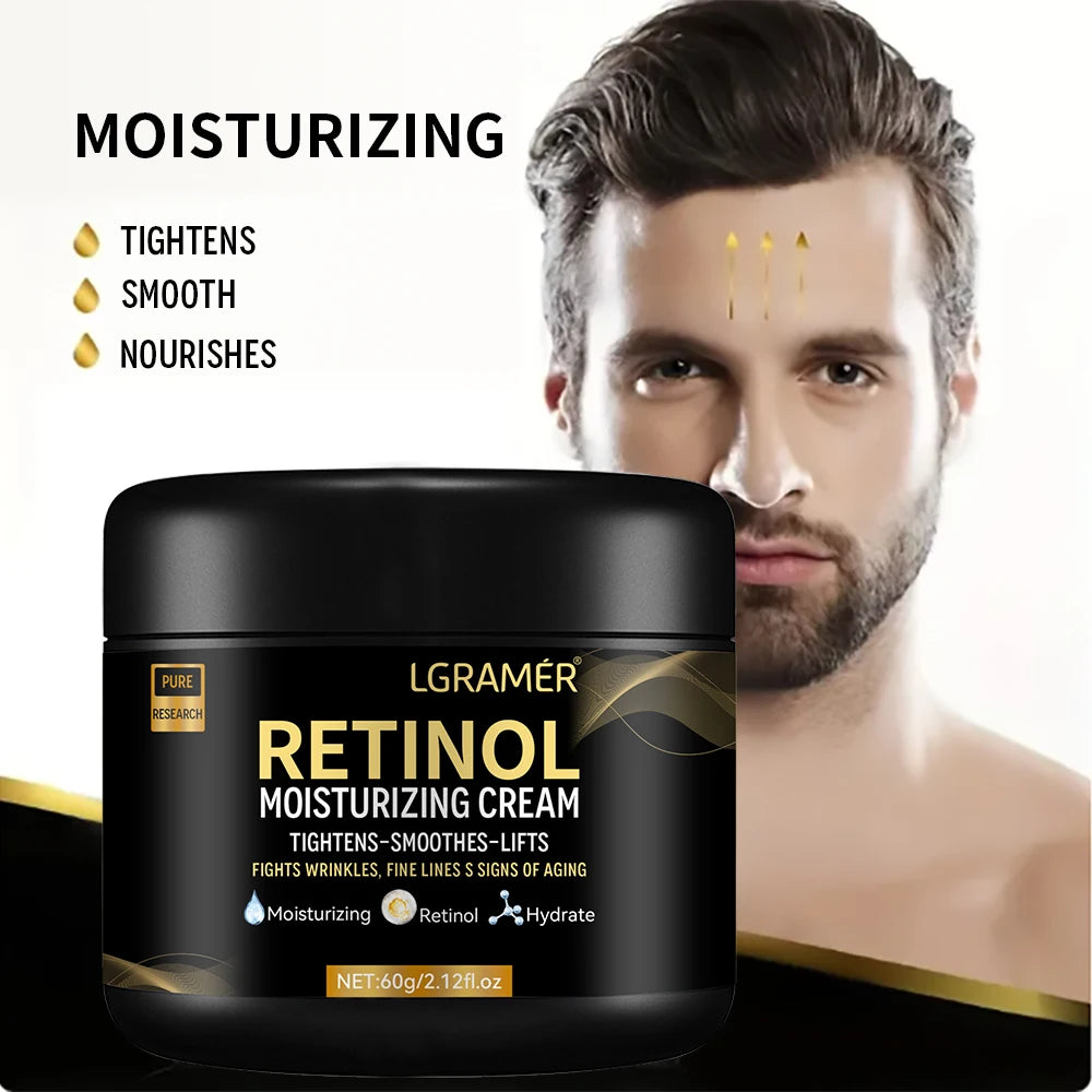 Men's Retinol Face Moisturizer for Anti-Aging and Pore Shrinking - Smarsty