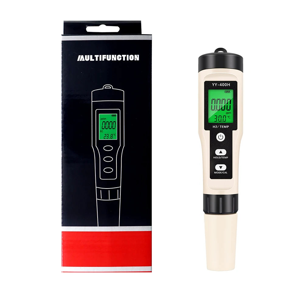 4 in 1 Water Quality Tester with Temperature and PH Calibration - Smarsty