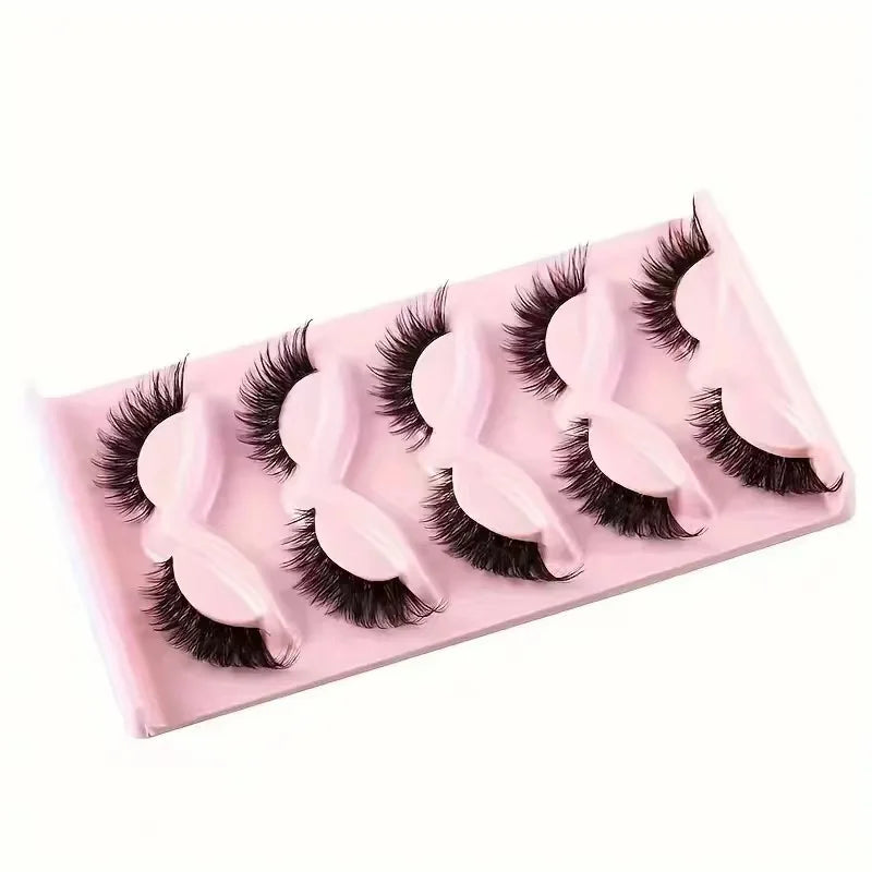 High Quality Cat False Eyelashes with Transparent Stems - Smarsty