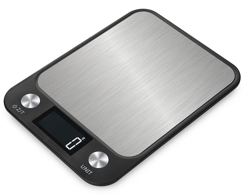 Digital Kitchen Scale 15Kg Stainless Steel Design - Smarsty