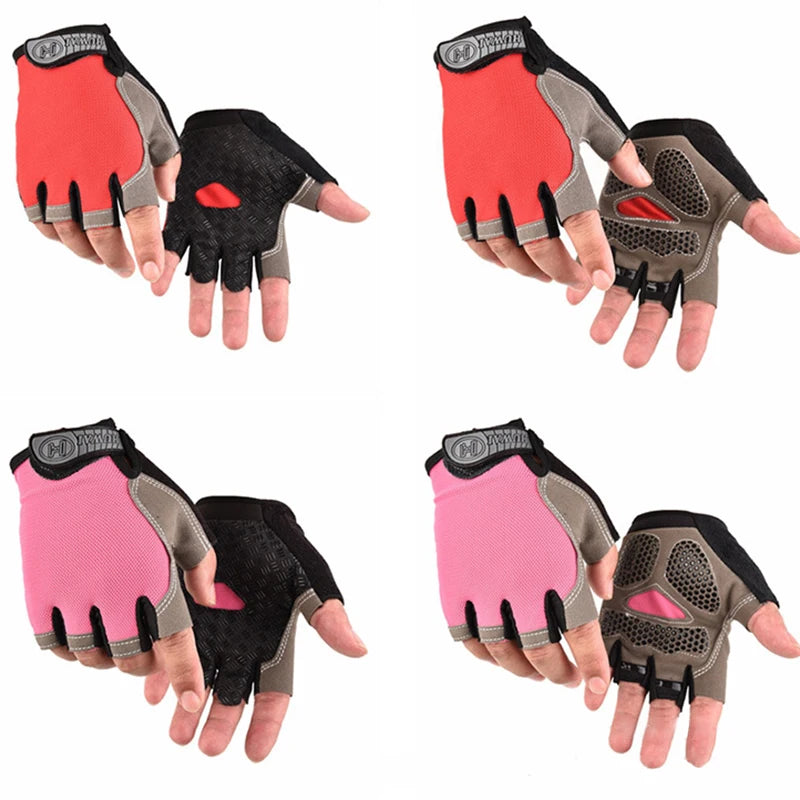 Breathable Anti Slip Half Finger Cycling Gloves for Men and Women - Smarsty