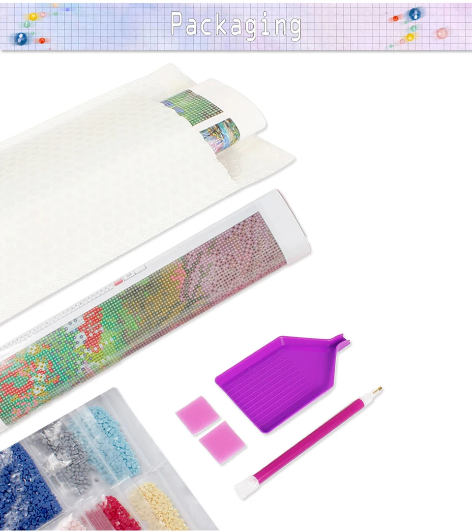 Momoart DIY Diamond Painting Rose Flower Wall Art - Smarsty