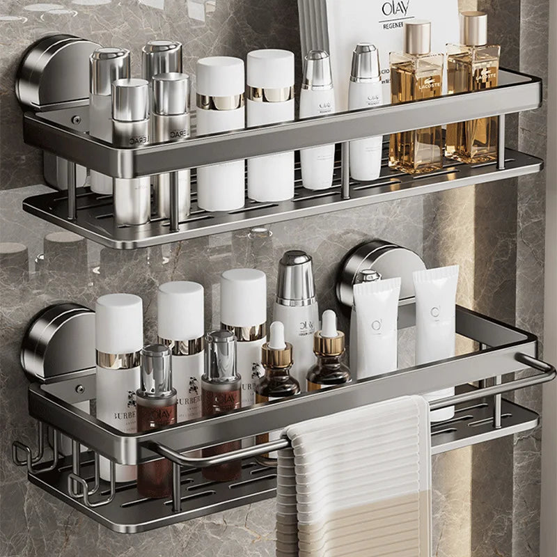 Bathroom Suction Cup Storage Rack for Easy Organization - Smarsty