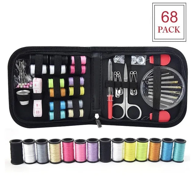 Sewing Kits DIY Multi-function Sewing Box Set for Hand Quilting Stitching Embroidery Thread Sewing Accessories Sewing Kits - Smarsty