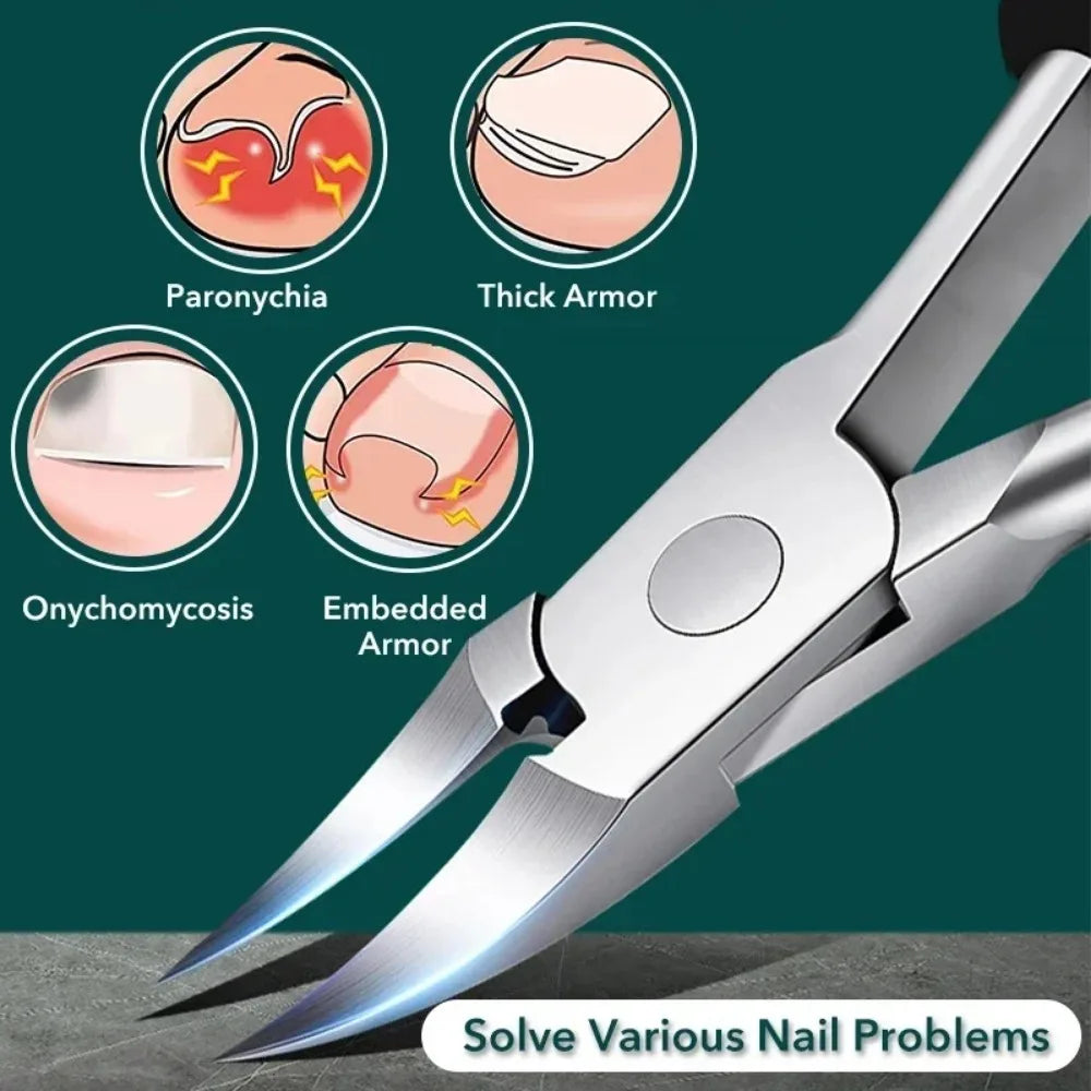 Stainless Steel Nail Clippers for Ingrown Toenails - Smarsty