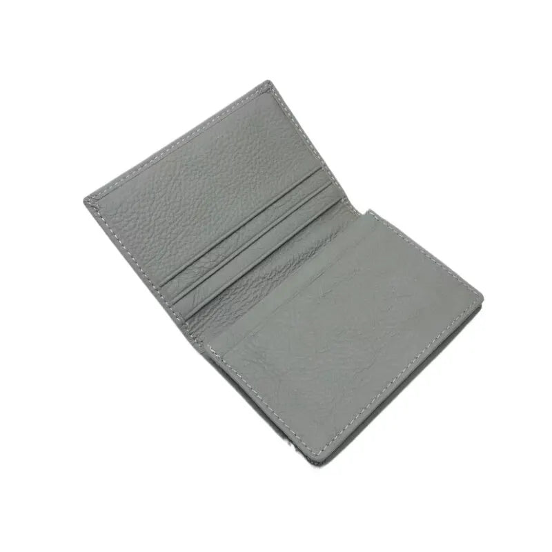 Genuine Leather Business Card Holder Name Card Case Credit Card Wallet for Men & Women