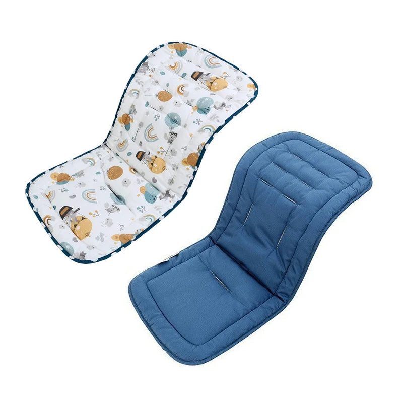 Comfortable Cotton Baby Stroller Pad Four Seasons General Soft Seat Cushion Child Cart Seat Mat Kids Pushchair Cushion For 0-27M by Smarsty