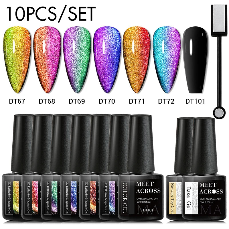 Magnetic Gel Nail Polish Kit for Stunning Nail Art - Smarsty