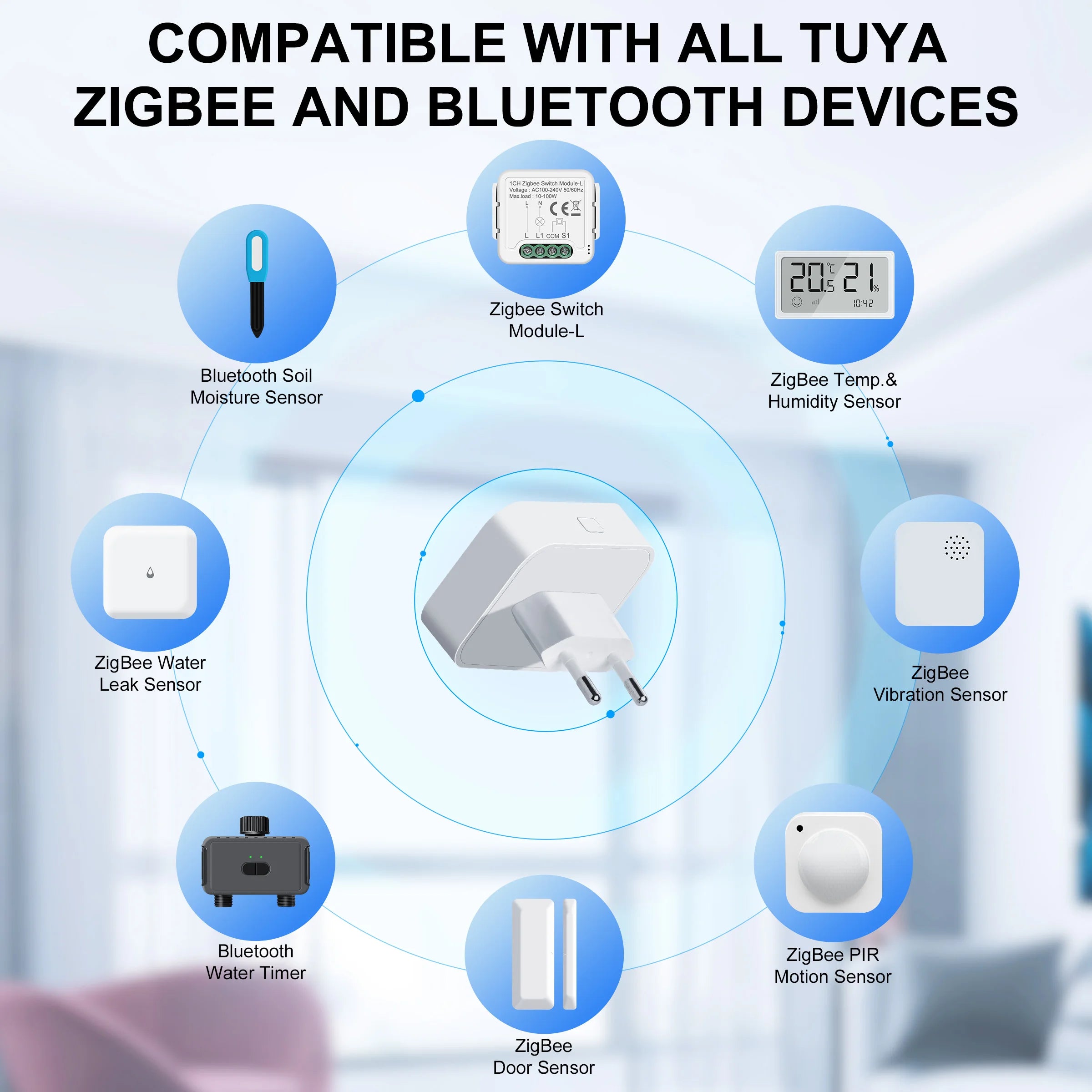 GIRIER Tuya ZigBee Gateway Hub for Smart Home Automation - Smarsty