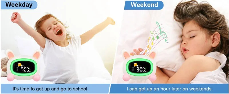Kids Alarm Clock with Sleep Training and Sound Machine - Smarsty