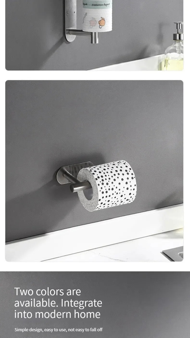 Durable Stainless Steel Paper Towel Rack for Kitchen - Smarsty