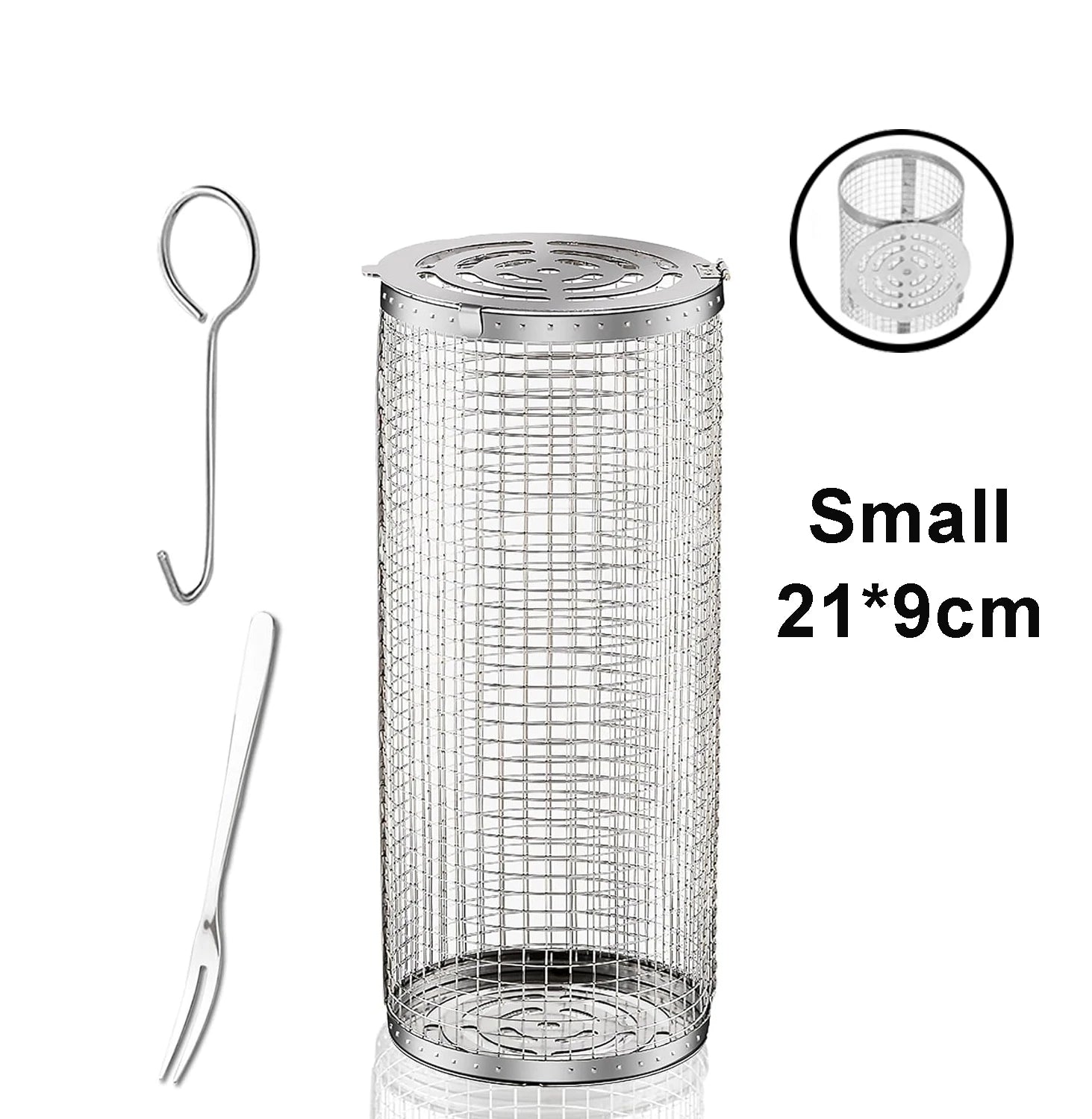 Stainless Steel BBQ Basket for Easy Grilling - Smarsty