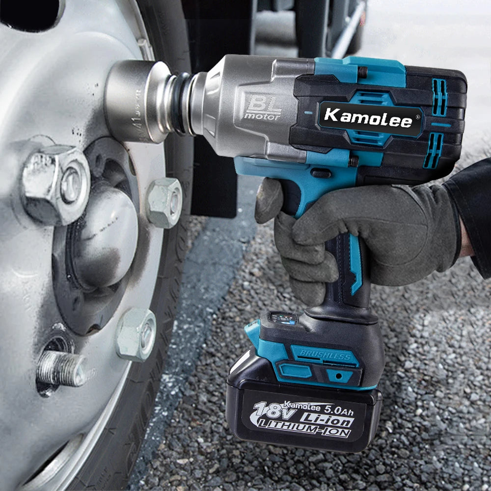 Kamolee 3100NM Brushless Electric Impact Wrench - Smarsty
