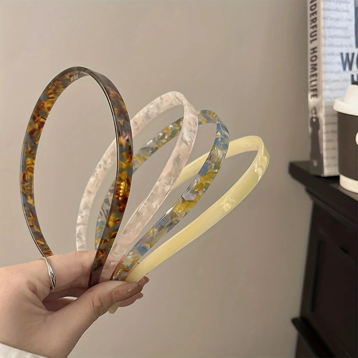 Acetate Non Clamping Headband Elegant Lightweight Summer - Smarsty