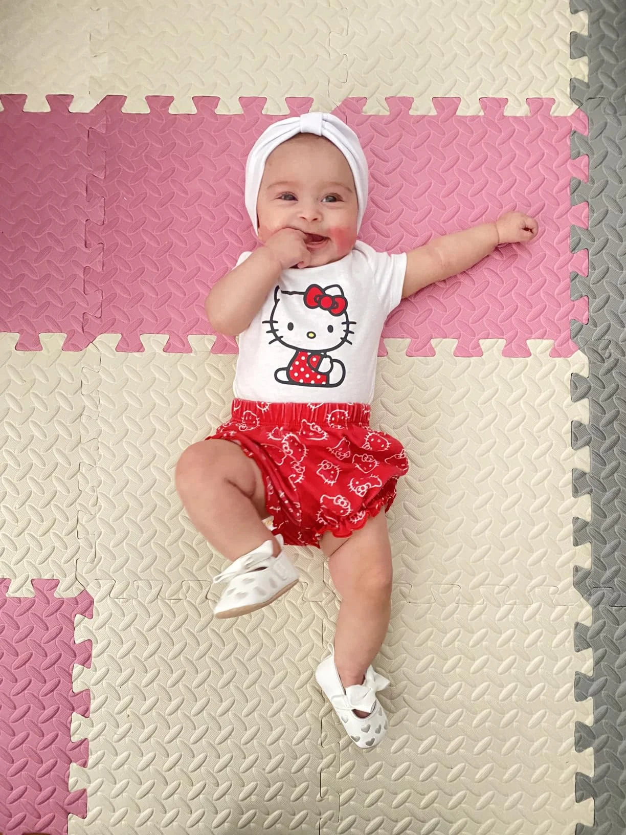 8Pcs/2.5cm Thick Nonslip Baby Crawling Play Mat Soundproof Puzzle Gym Mat for Children's Room and Eco-Friendly Puzzle Mat by Smarsty