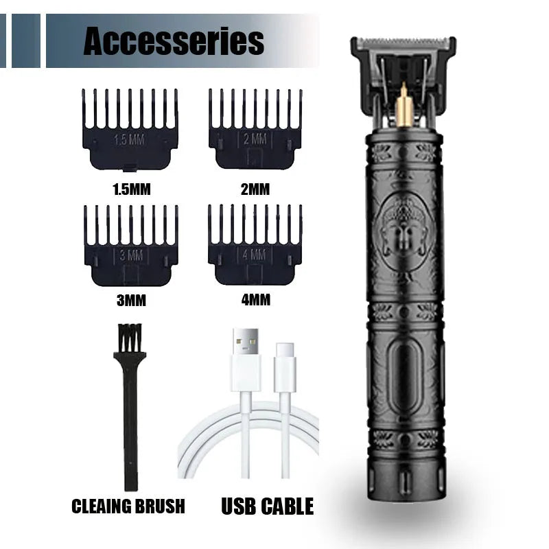 Heavy Metal Hair Clipper for Professional Men's Cuts - Smarsty