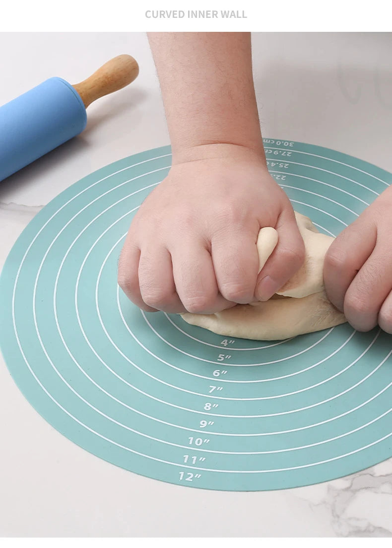 FAIS DU Non-Stick Cake Turntable with Silicone Mat - Smarsty