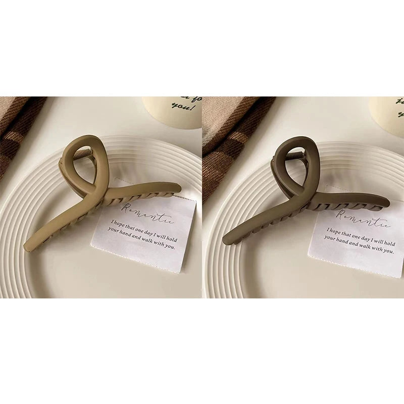 Large Matte Hair Claw Clips For Women Strong Hold Comfort - Smarsty