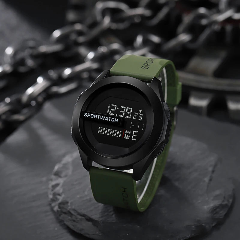 Luxury Digital Sport Watch for Men Waterproof Luminous - Smarsty