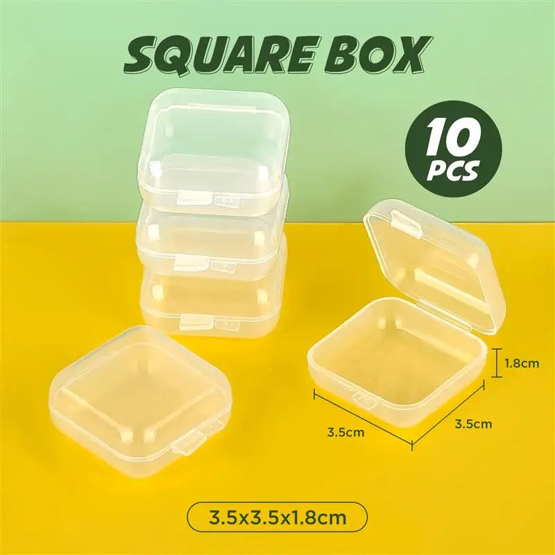 Translucent Plastic Jewelry Storage Box Set - Smarsty