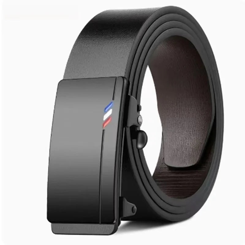 Luxury Genuine Leather Belt for Men with Automatic Buckle - Smarsty