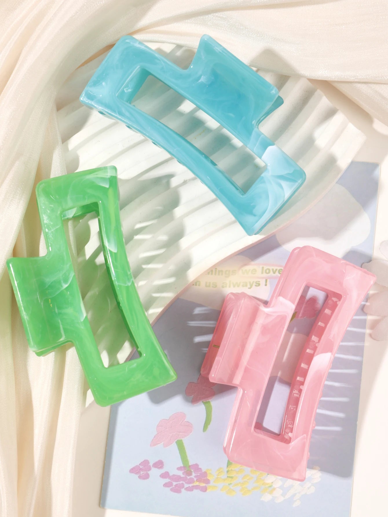 Hair Claw Clips Strong Hold Nonslip For Thick Hair - Smarsty