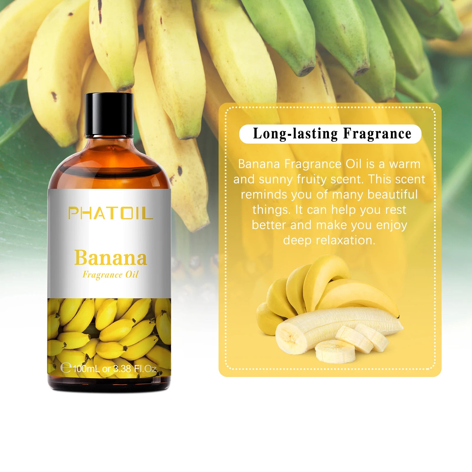 PHATOIL 100ml Aromatherapy Fragrance Oil Pure Essential Oils - Smarsty