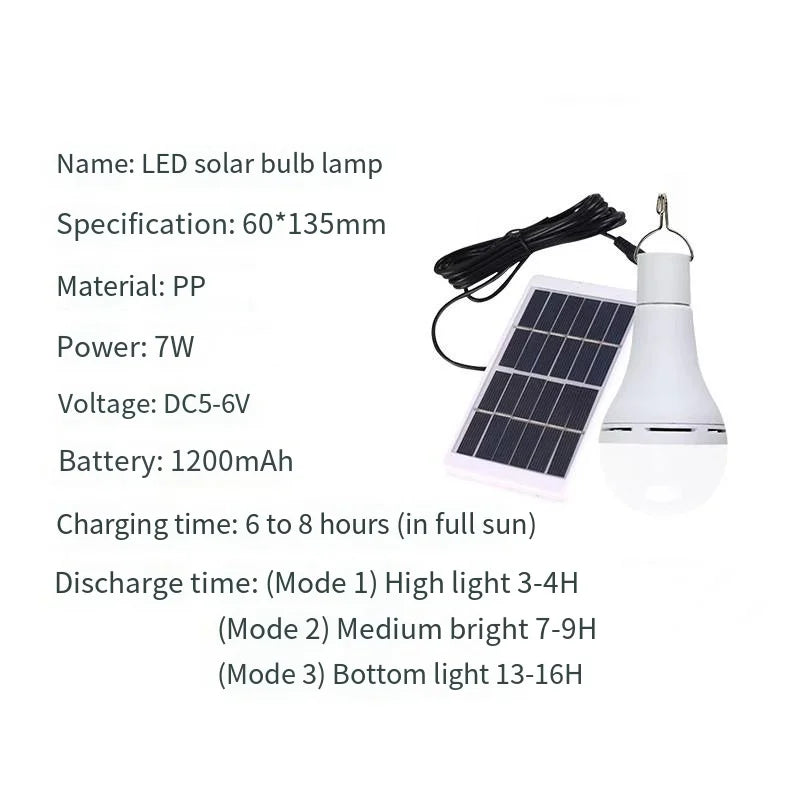 Waterproof Solar Light for Outdoor Camping Emergency Use - Smarsty