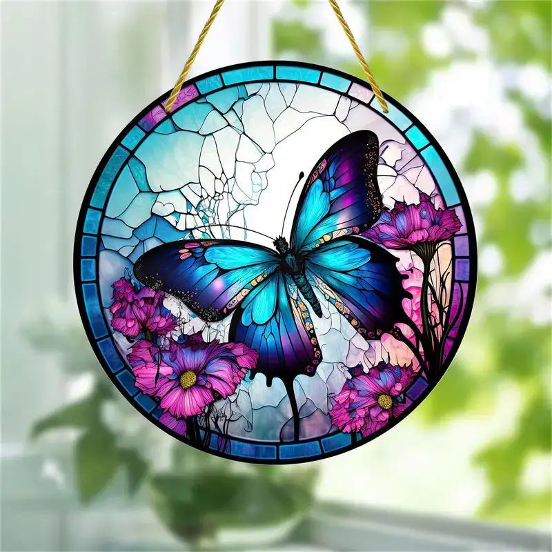 Hummingbird Acrylic Suncatcher for Vibrant Home Decor - Smarsty