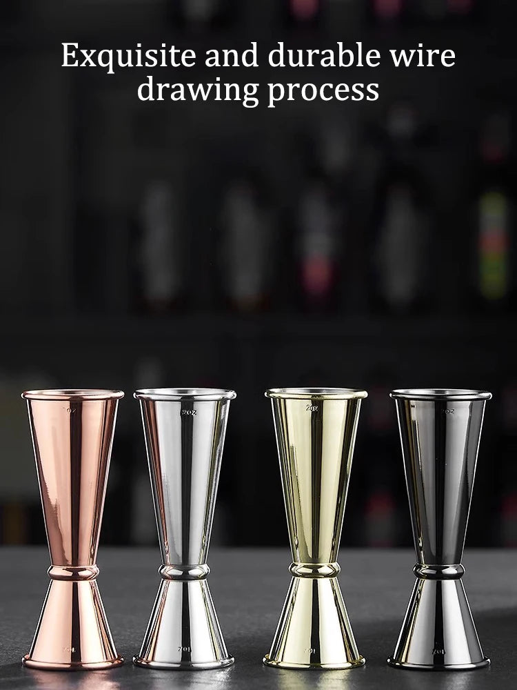 Dual Shot Stainless Steel Jigger for Perfect Cocktails - Smarsty