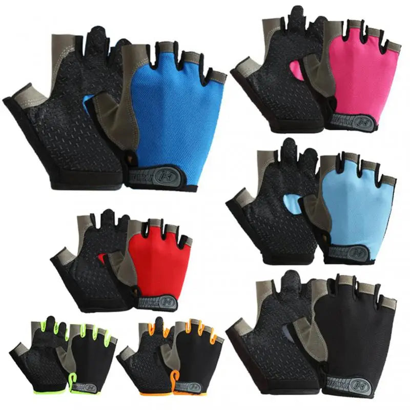 Breathable Half Finger Cycling Gloves Anti Slip Shock Absorption - Smarsty