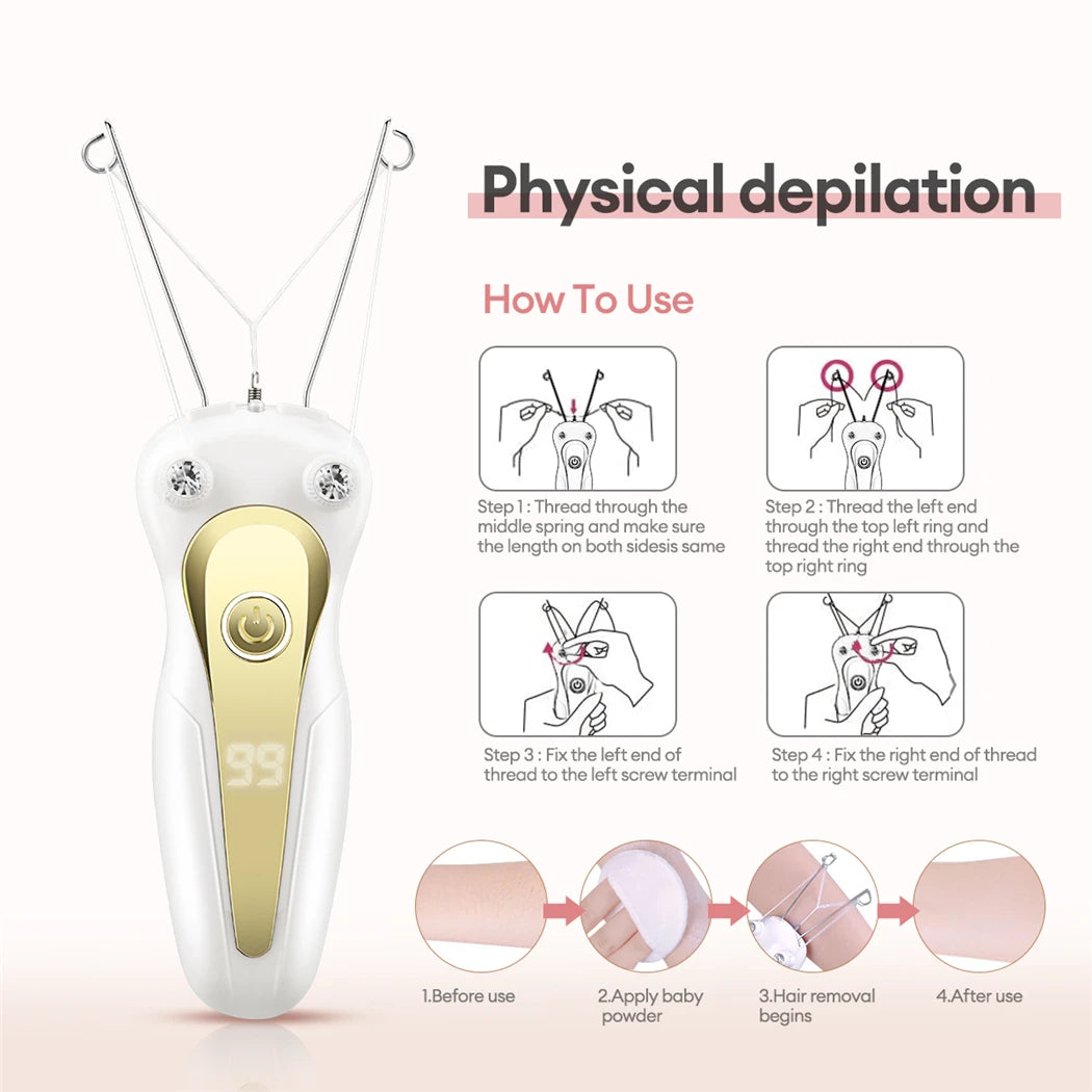 Rechargeable Electric Body Hair Remover for Women - Smarsty