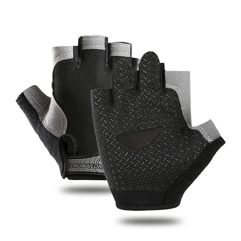 Breathable Half Finger Cycling Gloves Anti Slip Shock Absorption - Smarsty