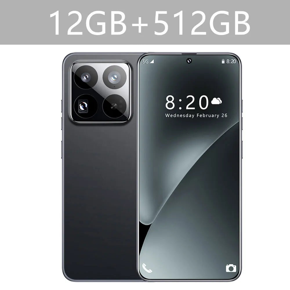 New 2025 HOT 15 Ultra 7.0HD Global Edition Original Smart Dual Card Facial Recognition Function 8000mAh Battery