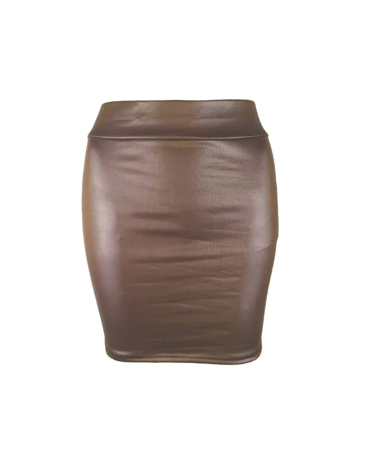 Leather Matte Slim Mini Sexy Fashion PU Hot Short High Waist Skirt Korean Nightclub Streetwear Wholesale Clothes 7ST - Smarsty