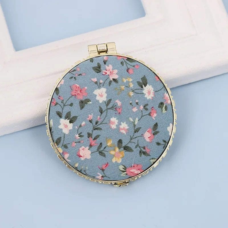 Portable Floral Makeup Mirror for Women Gifts - Smarsty