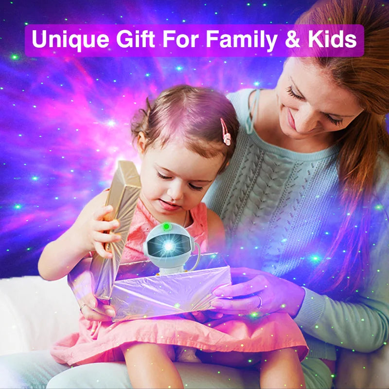 Astronaut Projector Galaxy Starry Night Lights for Bedroom LED Nebula Lamp Decoration Child Adult Holiday Gift - Smarsty