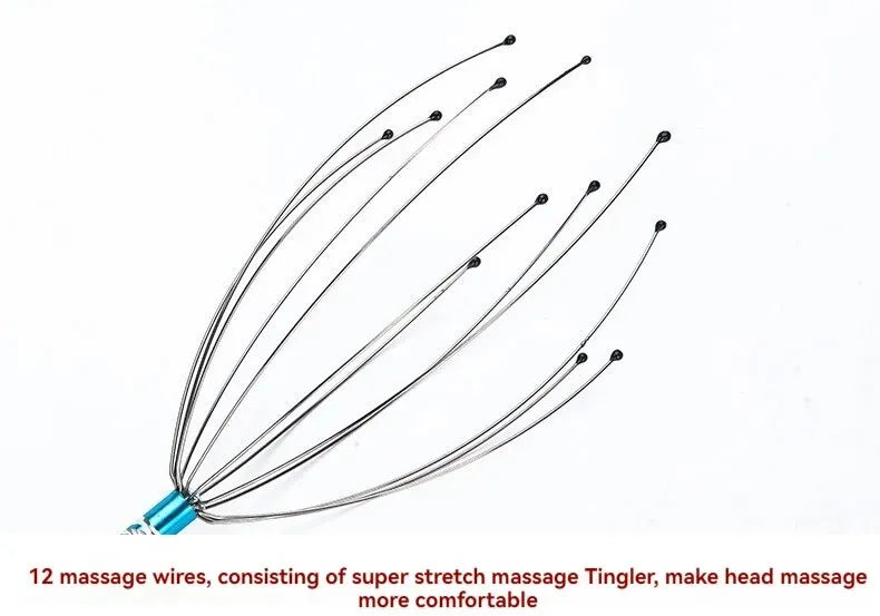 Stainless Steel Octopus Head Massager for Ultimate Relaxation - Smarsty