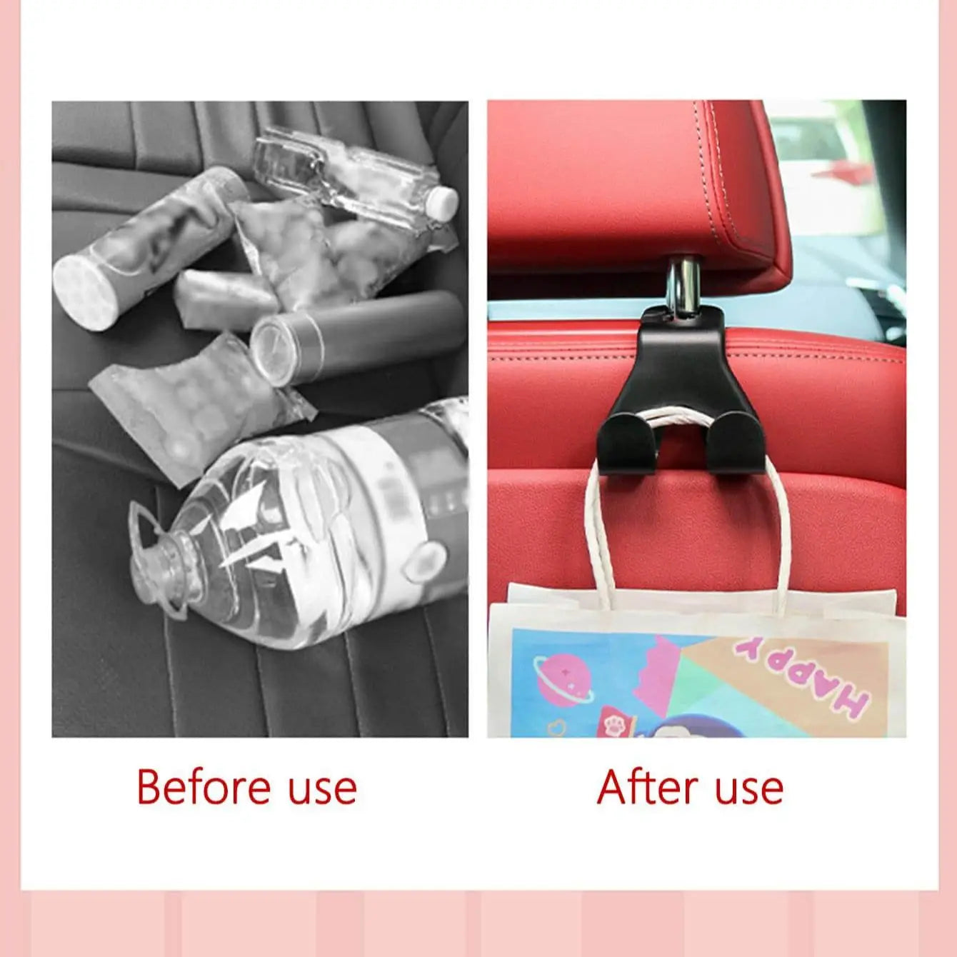 Concealed Car Seat Back Hook For Phone Holder In Car - Smarsty