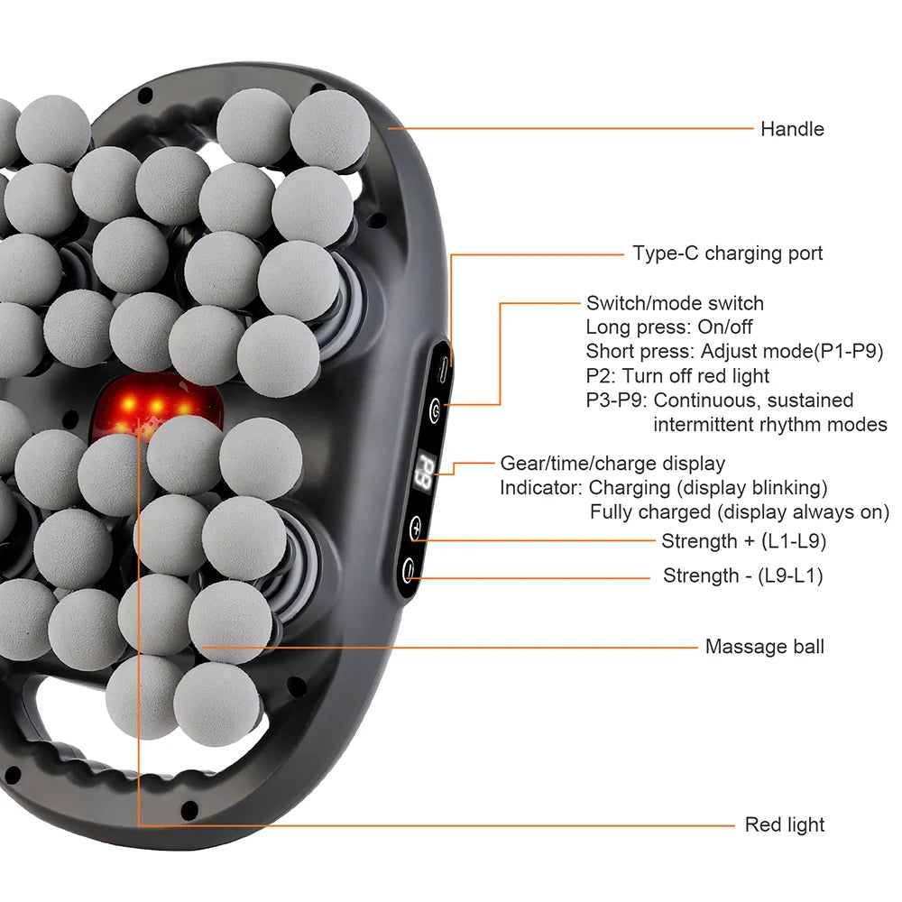 High-Frequency Vibration Body Massage Gun for Muscle Relief - Smarsty