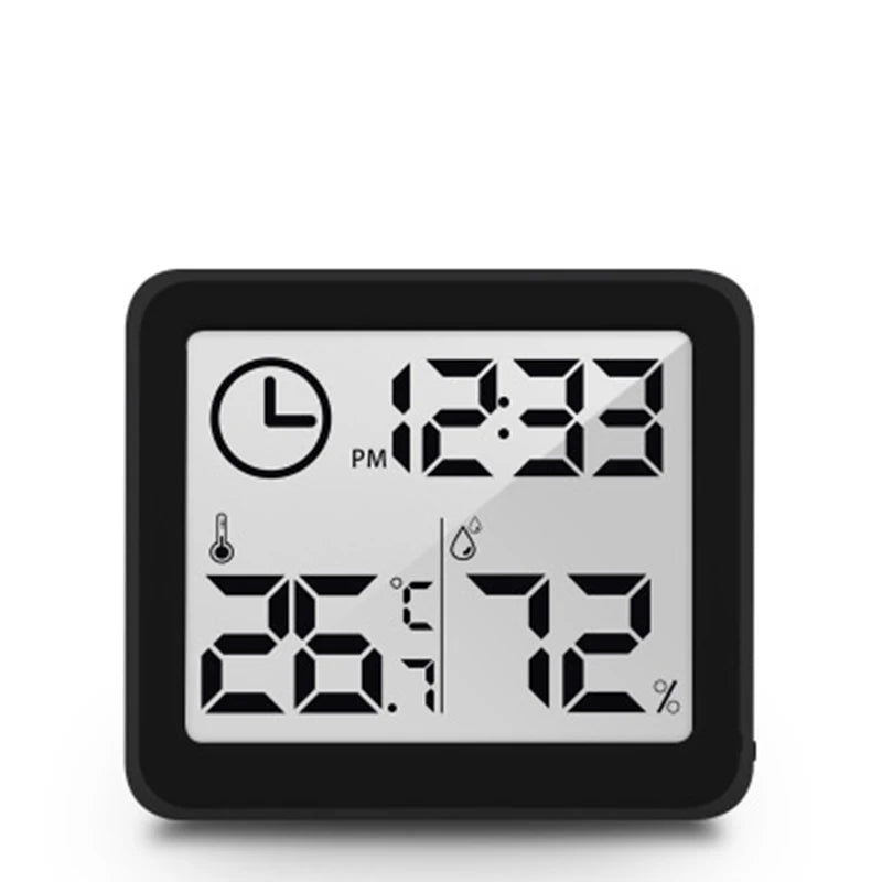Digital Clock Desk Clock with Temperature and Humidity Display - Smarsty