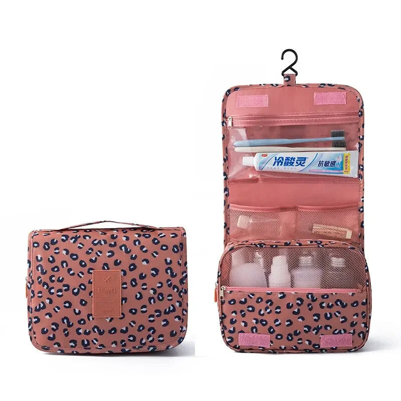 Waterproof Cosmetic Bag Travel Pouch With Hook Organizer - Smarsty