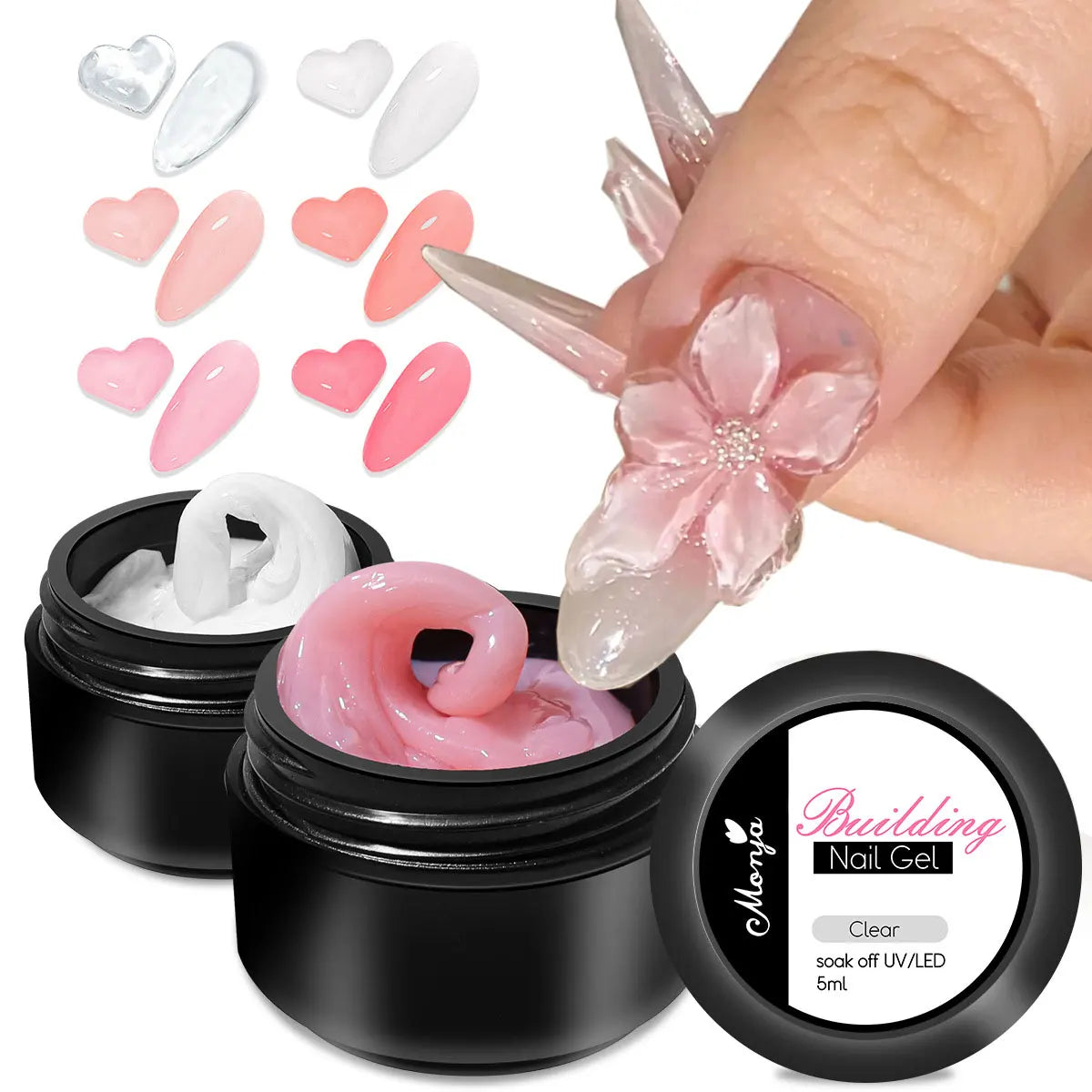 Clear Non-Stick Gel Nail Polish for Easy Sculpting - Smarsty