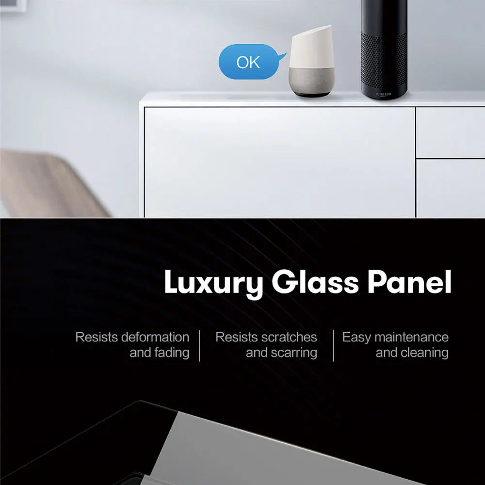 Tuya WiFi Smart Wall Switch with Voice Control - Smarsty