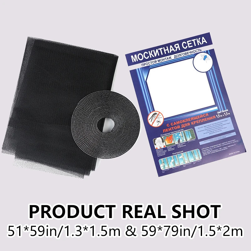 Self Adhesive Window Mosquito Net For Easy Installation - Smarsty